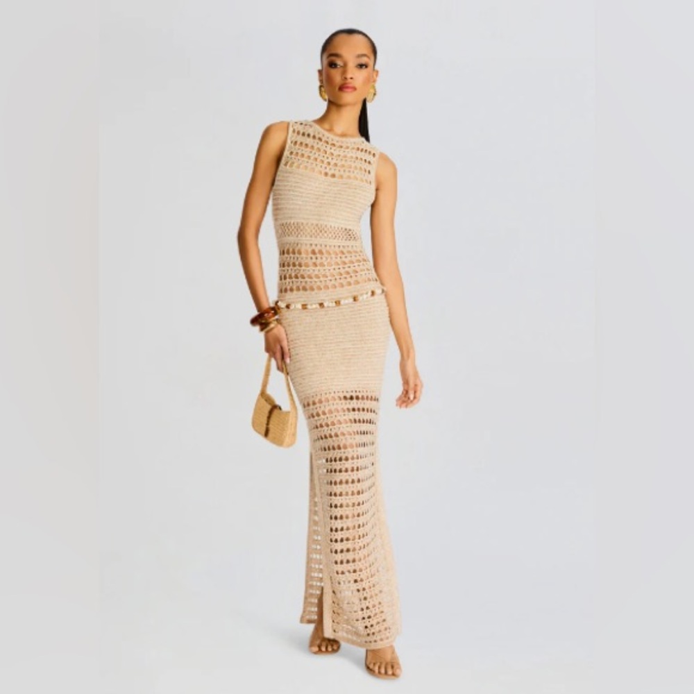 Kylan Knit Crochet Dress Retrofete New without tags SOLD OUT! Sz small